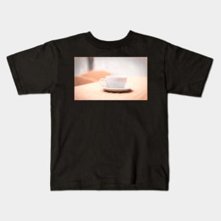 White Cup#6 Kids T-Shirt